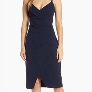 Eliza J Cocktail Dress Navy Sz 8